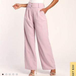 Fine and Refined High Waisted Lilac Pants 💜